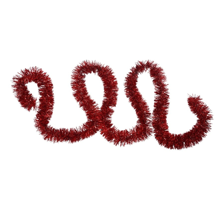 Ornamente Brad - Beteala Craciun, Flippy, roșu, marimea: 2 m x 7 cm material:folie PVC, interior/exterior