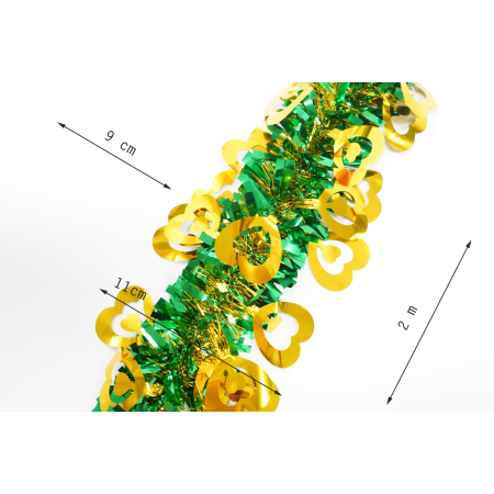 Beteala Craciun, Flippy, verde, marimea:  2 m x 11 cm x 9 cm material:folie PVC, interior/exterior [5]