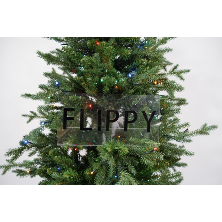 Brad Artificial de Craciun, Becuri led incluse in ramuri, pentru interior/exterior, inaltime 180 cm, diametru 128 cm, 1246 ramuri, Flippy, verde, suport metalic inclus [3]