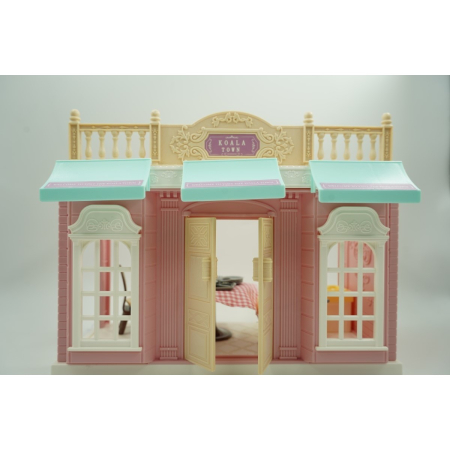 Bucatarie pentru papusi cu mobilier si figurina [6]