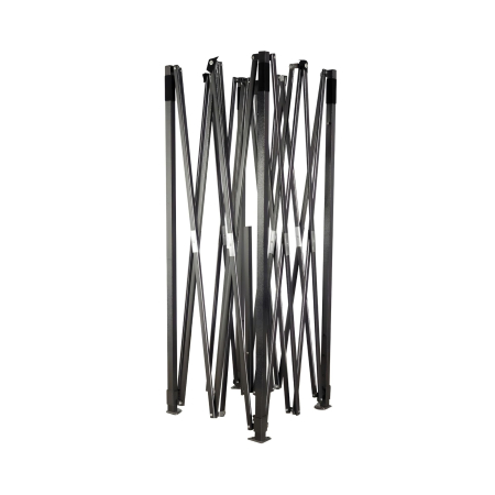 Gradina - Cadru Metalic, Flippy, Suport pentru Cort Tip Pavilion, Pliabil, Metalic, 12 kg, 3 x 3 m, Negru