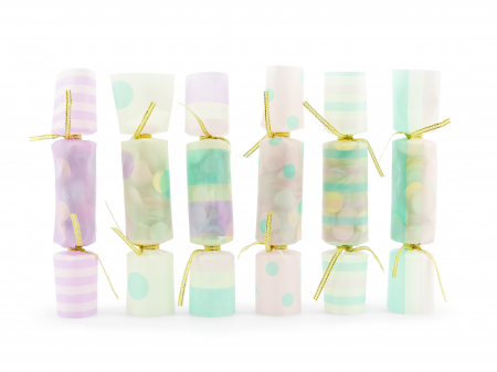 Confetti - Confetti Crackers, mix, 3x17x3,5cm (1 set. / 6 buc.)