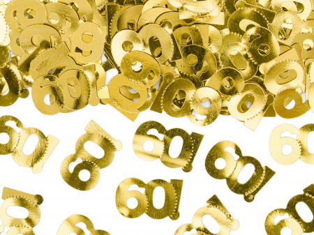 Confetti - Confetti metalic, numărul 60, 15g