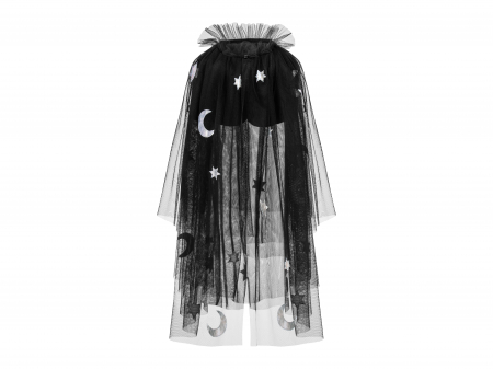 Petrecere Halloween - Costum - Pelerina neagră pentru fetite