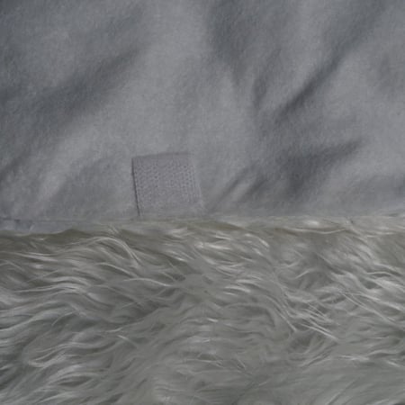 Covor pentru bradul de Craciun White Haipai, diametru 120 cm, blana cu o grosime 4 cm, alb [1]