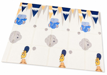 Covorase de joaca - Covoras De Joaca Pentru Bebelusi 200x150 cm, Covor Educativ, Covoras Pliabil Impermeabil Si Antiderapant, Jucarie Dezvoltare Motrica Si Senzoriala, Pentru Copii 0+ Luni, Model 2, Multicolor