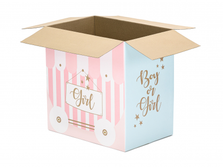 Cutii Pentru Baloane - Cutie pentru baloane - Gender Reveal Boy or Girl