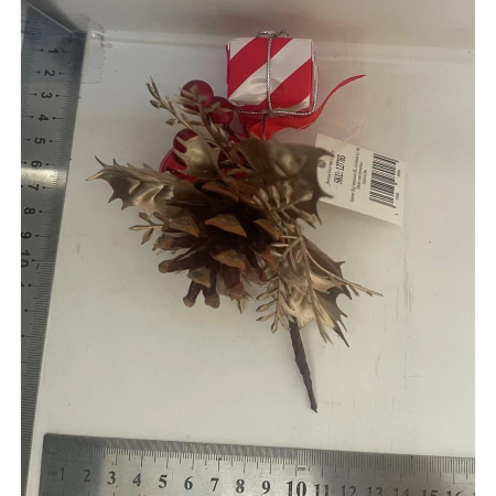 Craciun - Decoratiune de Craciun, Flippy, 15 x 23 cm, Model Buchetel 2, Multicolor