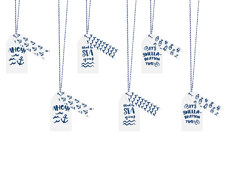 Termometre copii - Etichete cadou Ahoy