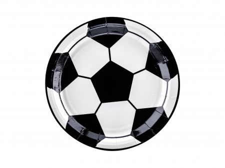 Farfurii - Farfurii minge de fotbal - 20CM Set 6 BUC