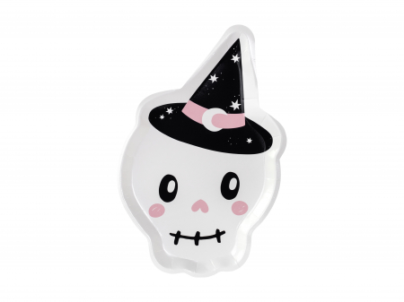 Petrecere Halloween - Farfurii Schelet - 27 CM Set 6 BUC