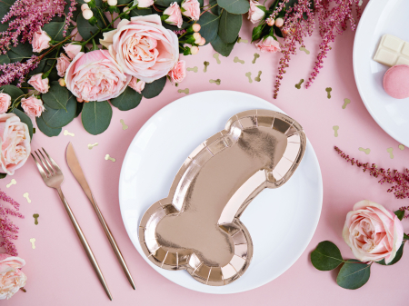 Farfurii "Penis" - 27 CM Set 6 BUC [1]