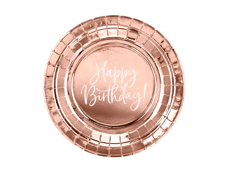 Petreceri Aniversare - Farfurii "Happy Birthday" - 18 CM Set 6 BUC