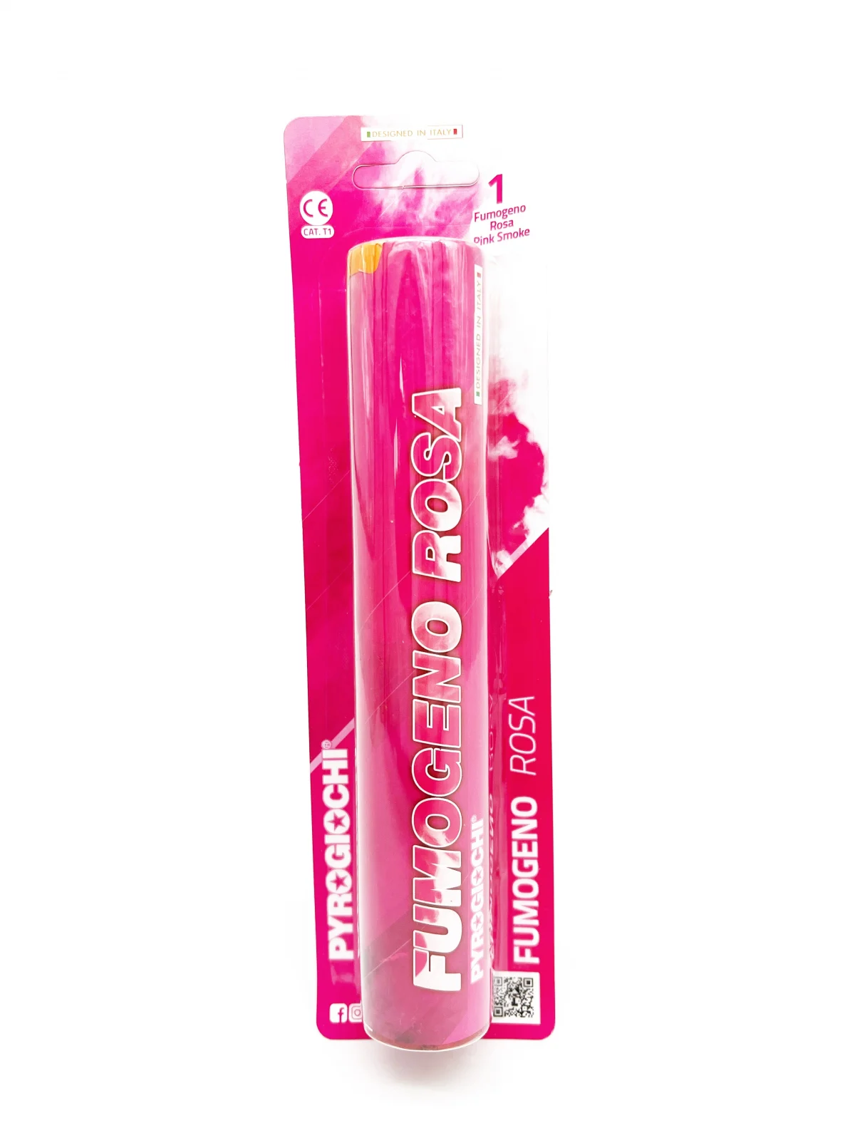 FUMIGENE COLORATE - Fumigena roz cu fitil gender reveal