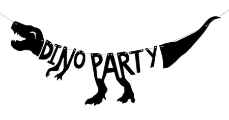 Bride-Box - Ghirlanda Dinozaur, Dino Party, 20x90 cm