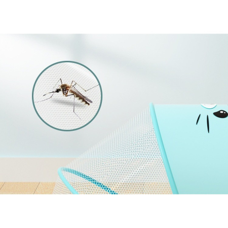 Husa Anti-Tantari, Flippy, Pliabila, Protectie 360 Grade, Parasolar, 0-1 An, 60 x 55 x 5 cm, Roz [2]