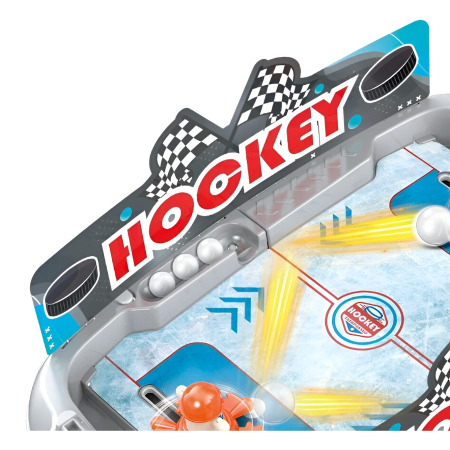 Joc de Masa Interactiv Ice Hockey pentru Copii, Flippy, 4 Mingi, Tabela Scor, 40.7x27x14.5 cm, Multicolor [4]