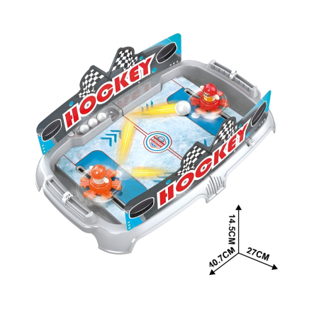 Joc de Masa Interactiv Ice Hockey pentru Copii, Flippy, 4 Mingi, Tabela Scor, 40.7x27x14.5 cm, Multicolor [7]