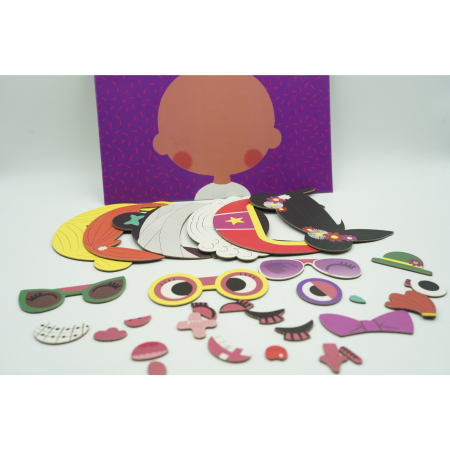 Joc Magnetic Photo Frame, 30 de piese, pentru copii, +3 ani, multicolor [7]