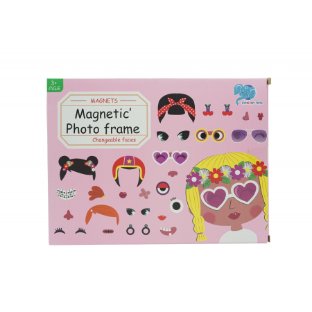 Jucarii educative - Joc Magnetic Photo Frame, 30 de piese, pentru copii, +3 ani, multicolor