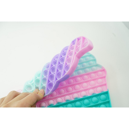 Jucarie antistres din silicon Flippy®, Pop it Now and Flip It, Briosa, urias, Multicolor [4]