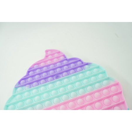 Jucarie antistres din silicon Flippy®, Pop it Now and Flip It, Briosa, urias, Multicolor [2]