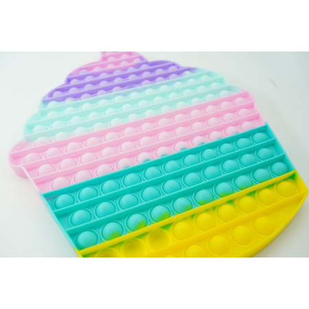 Jucarie antistres din silicon Flippy®, Pop it Now and Flip It, Briosa, urias, Multicolor [3]