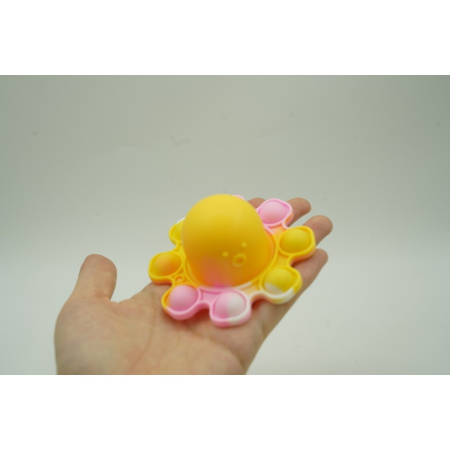 Jucarie antistres din silicon, Flippy®, Pop It Now and Flip It, Caracatita reversibila, Multicolor, V3 [7]