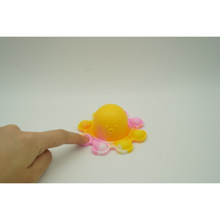 Jucarie antistres din silicon, Flippy®, Pop It Now and Flip It, Caracatita reversibila, Multicolor, V3 [5]