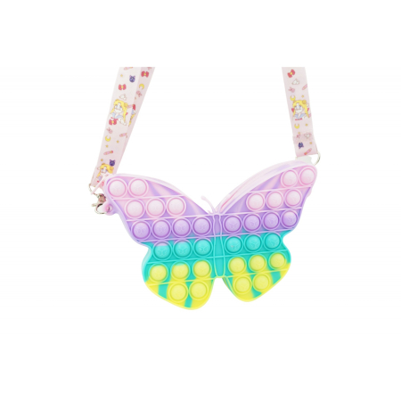 Genti, Portofele, Penare - Jucarie antistres din silicon, Flippy, Pop It Now and Flip It, Geanta de umar, Fluture, Macarons