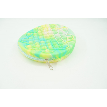 Jucarie antistres din silicon, Flippy, Pop It Now and Flip It, Geanta, Floarea Soarelui, Verde [2]