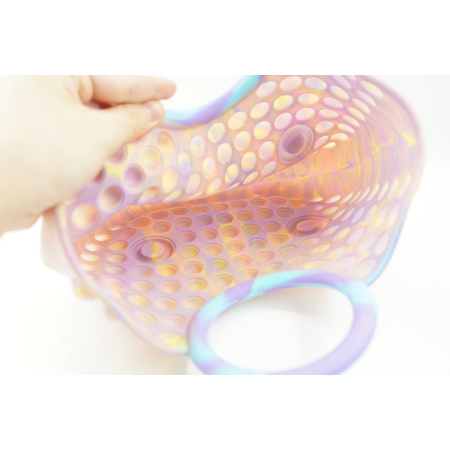 Jucarie Antistres din silicon Flippy, Pop It Now And Flip It, Geanta mare, 28 cm, Multicolor, Model 6 V2 [2]