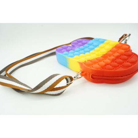 Jucarie antistres din silicon, Flippy, Pop It Now and Flip It, Geanta mica, Among Us, Multicolor [5]