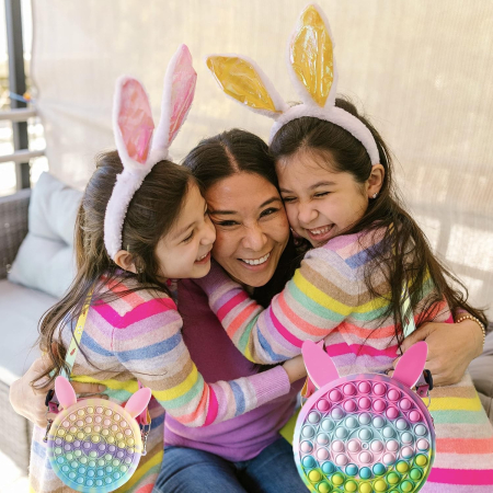 Jucarie antistres din silicon Flippy, Pop it Now and Flip It ,Geanta ,Multicolor [11]