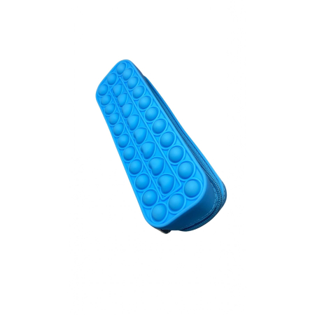 Genti, Portofele, Penare - Jucarie antistres din silicon, Flippy, Pop It Now and Flip It, Penar, Albastru