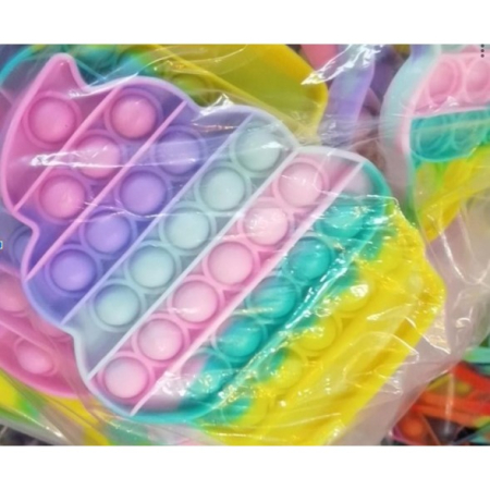 Jucarie antistres din silicon, Pop it Now and Flip It, Briosa, Multicolor, Model 3 [4]