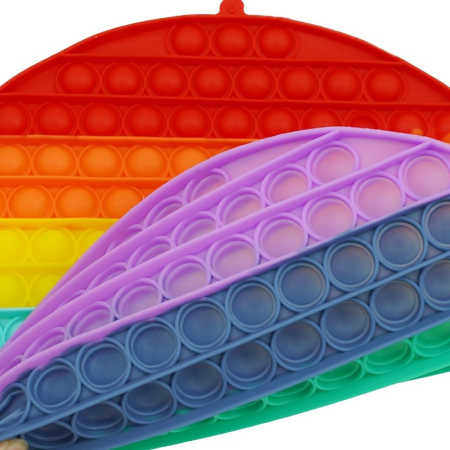 Jucarie antistres din silicon Pop it now, forma Rotund, multicolor, urias [4]