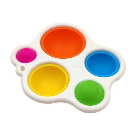 Jucarie Antistres Flippy - Fidget Toy, Simple Dimple, Multicolor [4]