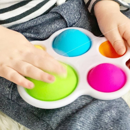Jucarie Antistres Flippy - Fidget Toy, Simple Dimple, Multicolor [7]