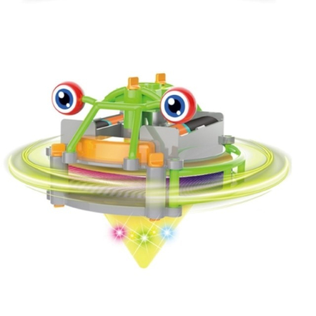 Jucarie circuit pentru copii, Flippy, Broscuta pe monociclu, Verde [7]