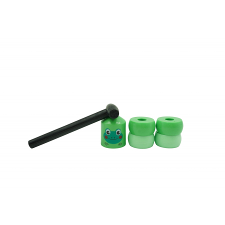 Jucarie Pentru Copii, Flippy, Broaca Indestructibila, 6 Piese Demontabile, +3 Ani, Verde [2]