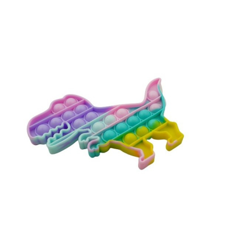 Jucarie Pop it Now &amp; Flip it, Push Bubble Dinozaur Multicolor [2]