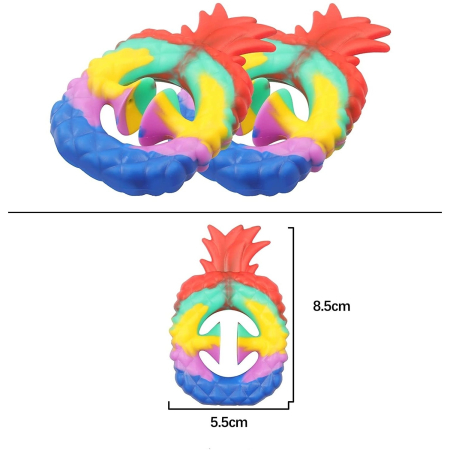 Jucarie Senzoriala Antistres cu Ventuza de Decompresie, Antrenare Antebrat, 3 ani, Model 2, Multicolor [3]