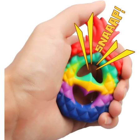 Jucarie Senzoriala Antistres cu Ventuza de Decompresie, Antrenare Antebrat, 3 ani, Model 2, Multicolor [2]
