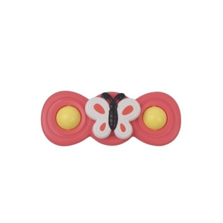 Jucarie Spinner pentru copii cu 2 laturi, Spinimals Fluture, Roz [2]