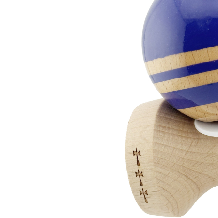Kendama X Originala RAINBOW, Profesionala, Flippy, Cupe Mari KING SIZE V3, Super Sticky, Gaura in Baza, Rulment Metalic, din lemn 18 cm, Ata 55 cm, Violet/Maro [6]