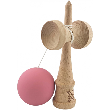 Kendma X Originala, Profesionala, Flippy, din Lemn, Rubber Grip, Roz [2]