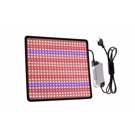 Diverse casa - Lampa Crestere Plante, Flippy, Model Keel Edge, 500 LED, 85-265 V, 45 W, Spectru Alb Cald, Rosu si Albastru, 30 x 30 cm, Negru
