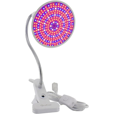 Diverse casa - Lampa pentru cresterea plantelor de interior, Flippy, nu emana caldura, 290 leduri, 2 culori , prindere cu clips, 46x11.5x9.2 cm