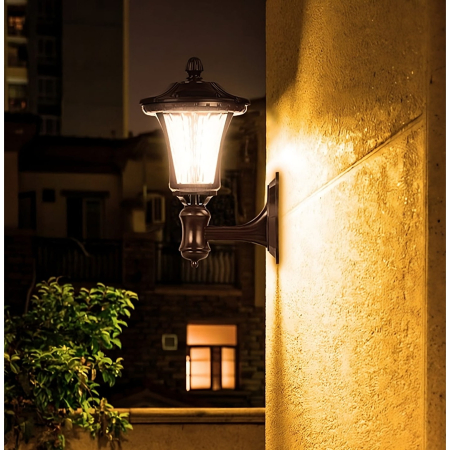 Lampi solare - Lampa solara cu prindere de perete, Flippy, Alb cald